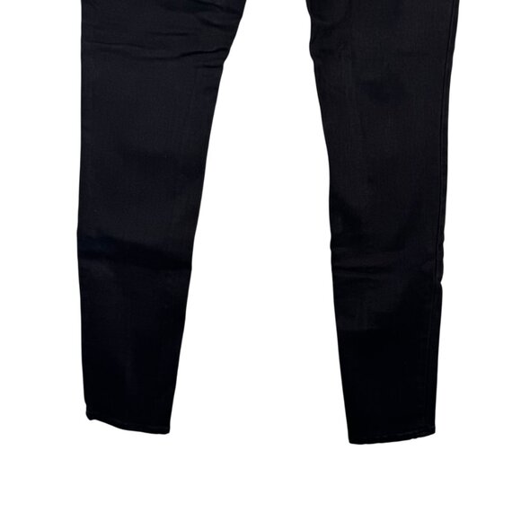 Gypsy Warrior Black High Waisted Lace Up Skinny Jeans Pants Goth Punk Emo Size 7 - Picture 8 of 8